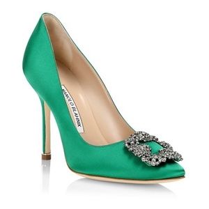 Manolo Blahnik Hangisis 105mm pumps 38 size